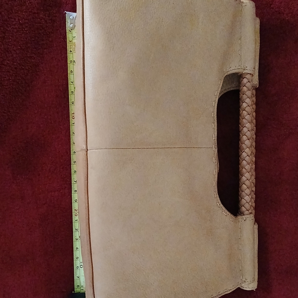 Fossil Genuine Leather Woven Handle Crossbody Handbag/Clutch - Picture 7 of 9